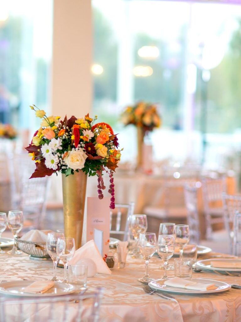 fall floral centerpiece 